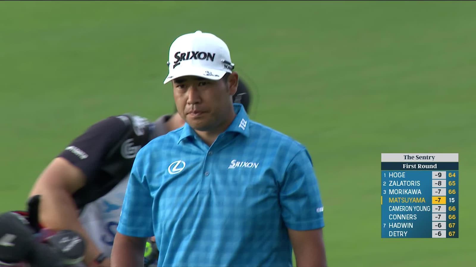 Hideki Matsuyama uses wedge to set up birdie at The Sentry