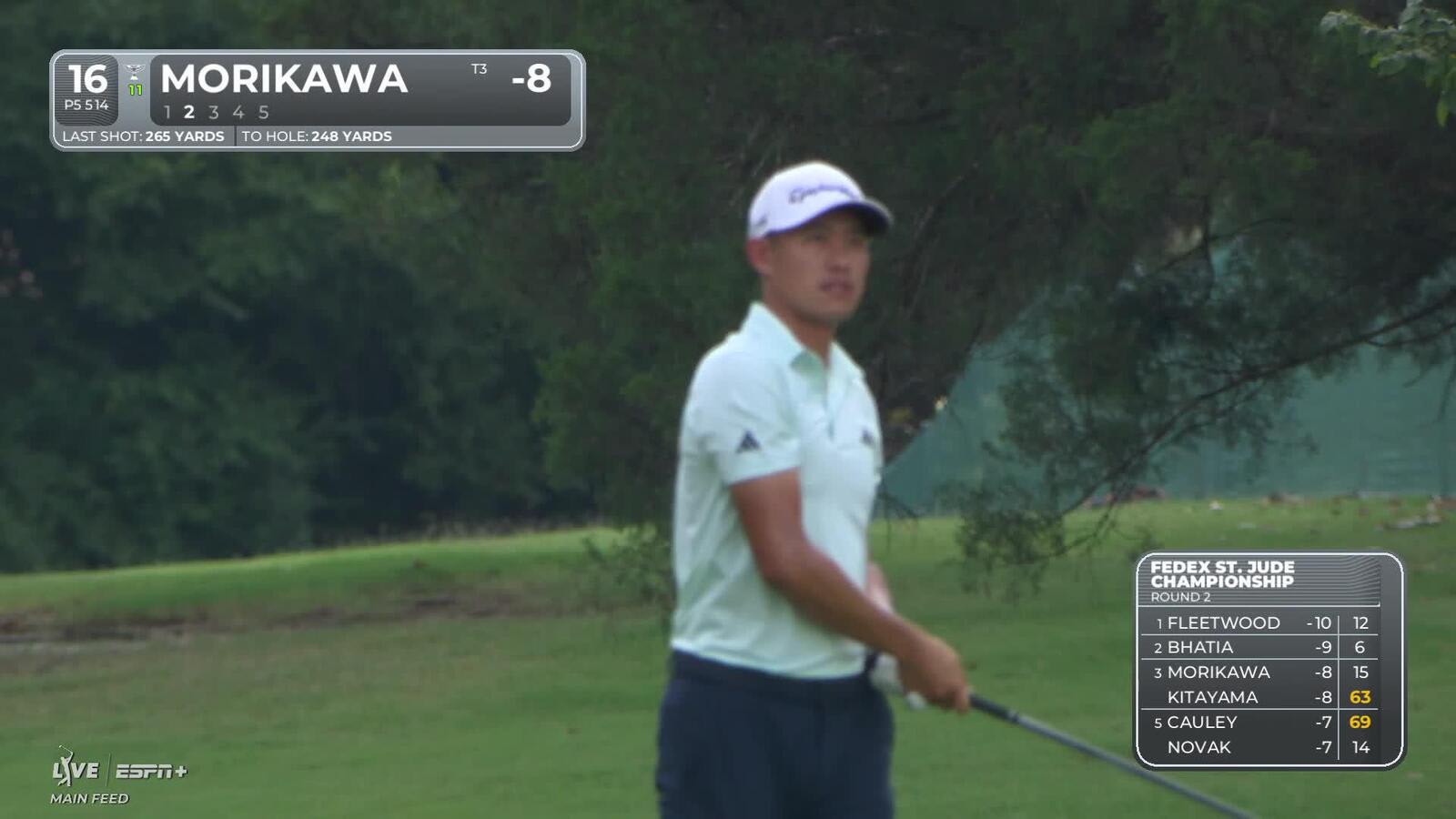 Collin Morikawa gets to 9-under with birdie at FedEx St. Jude