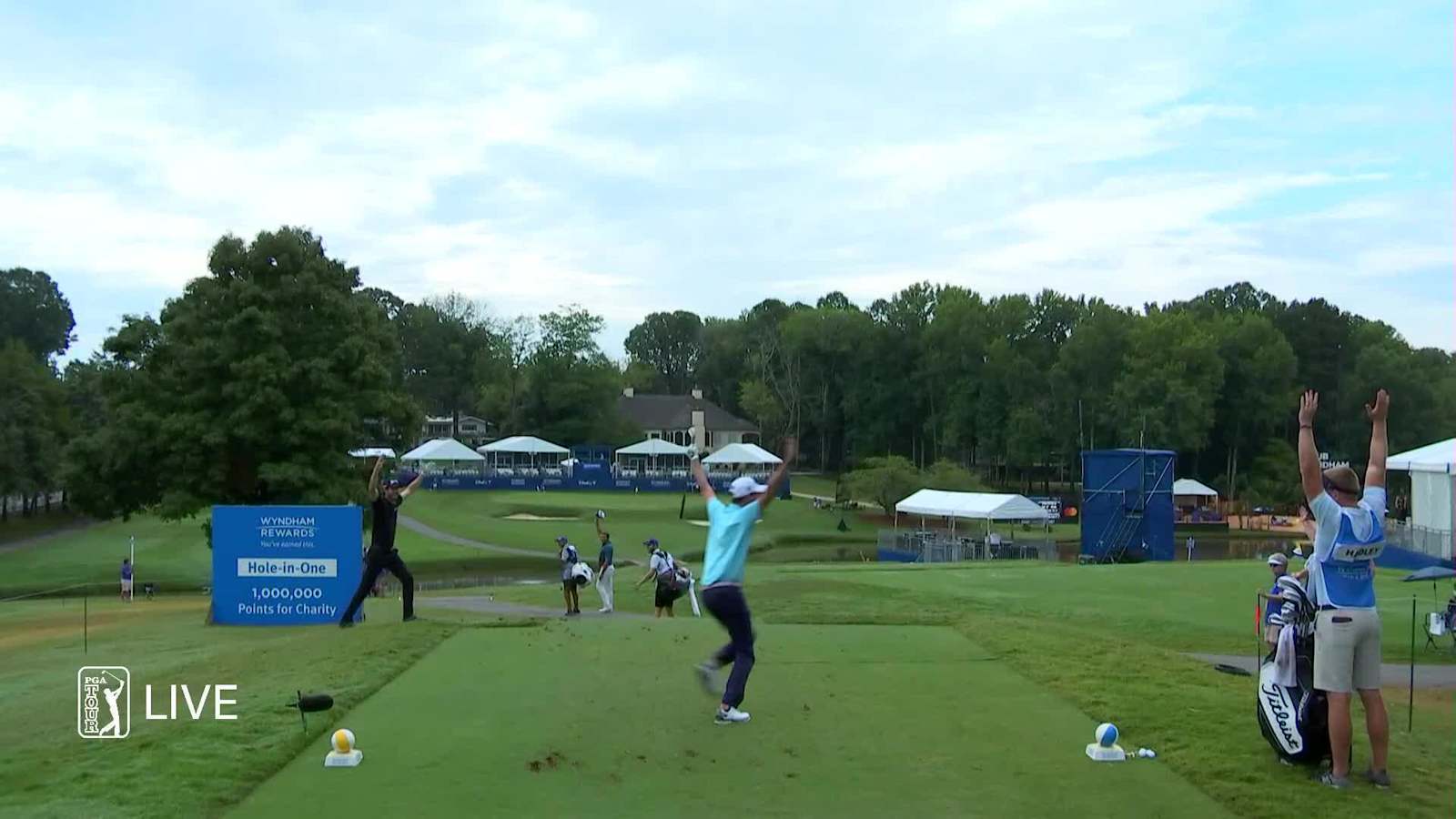 Chesson Hadley aces No. 16 at Wyndham