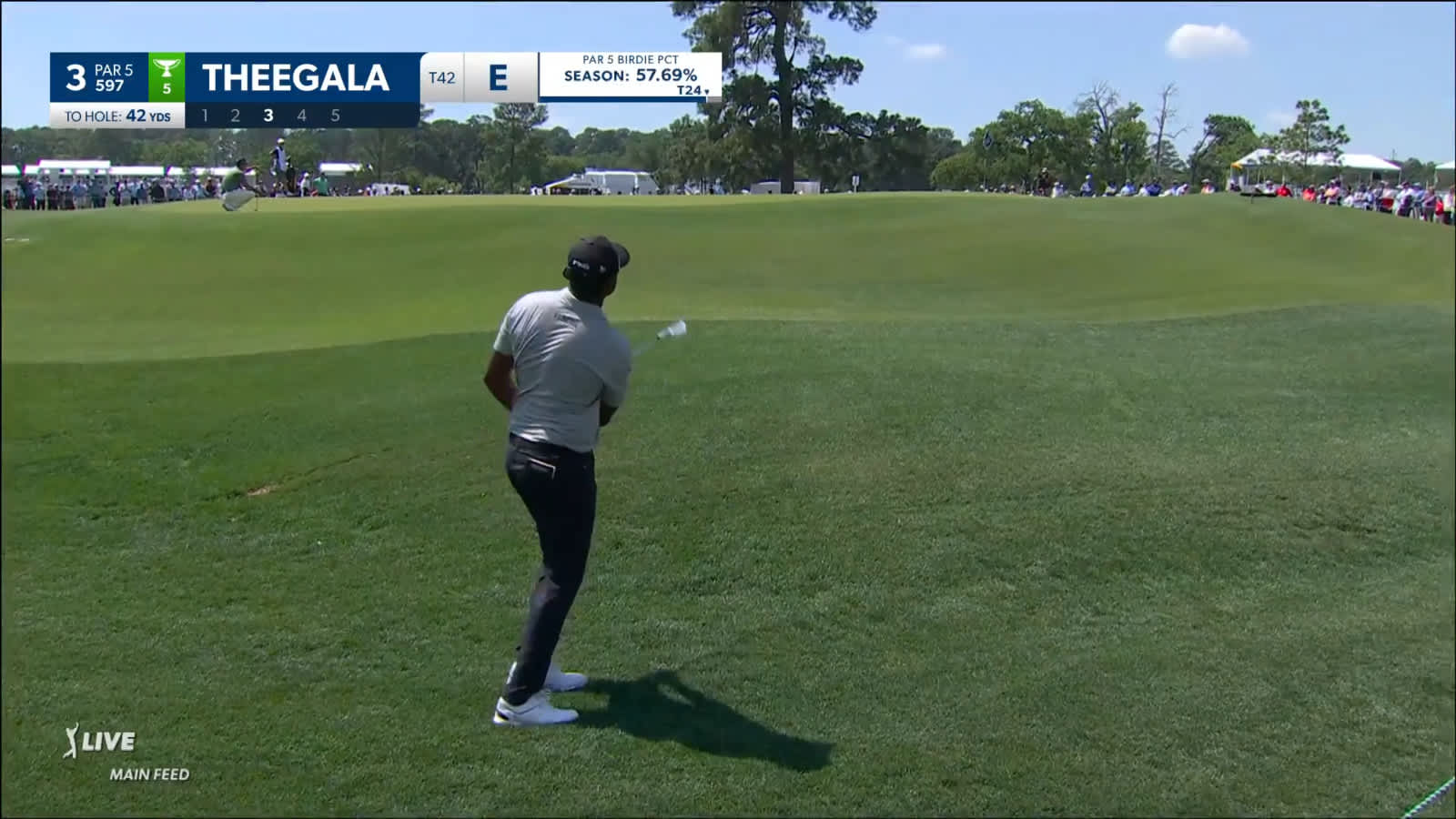 Sahith Theegala's crafty third sets up birdie at Houston Open