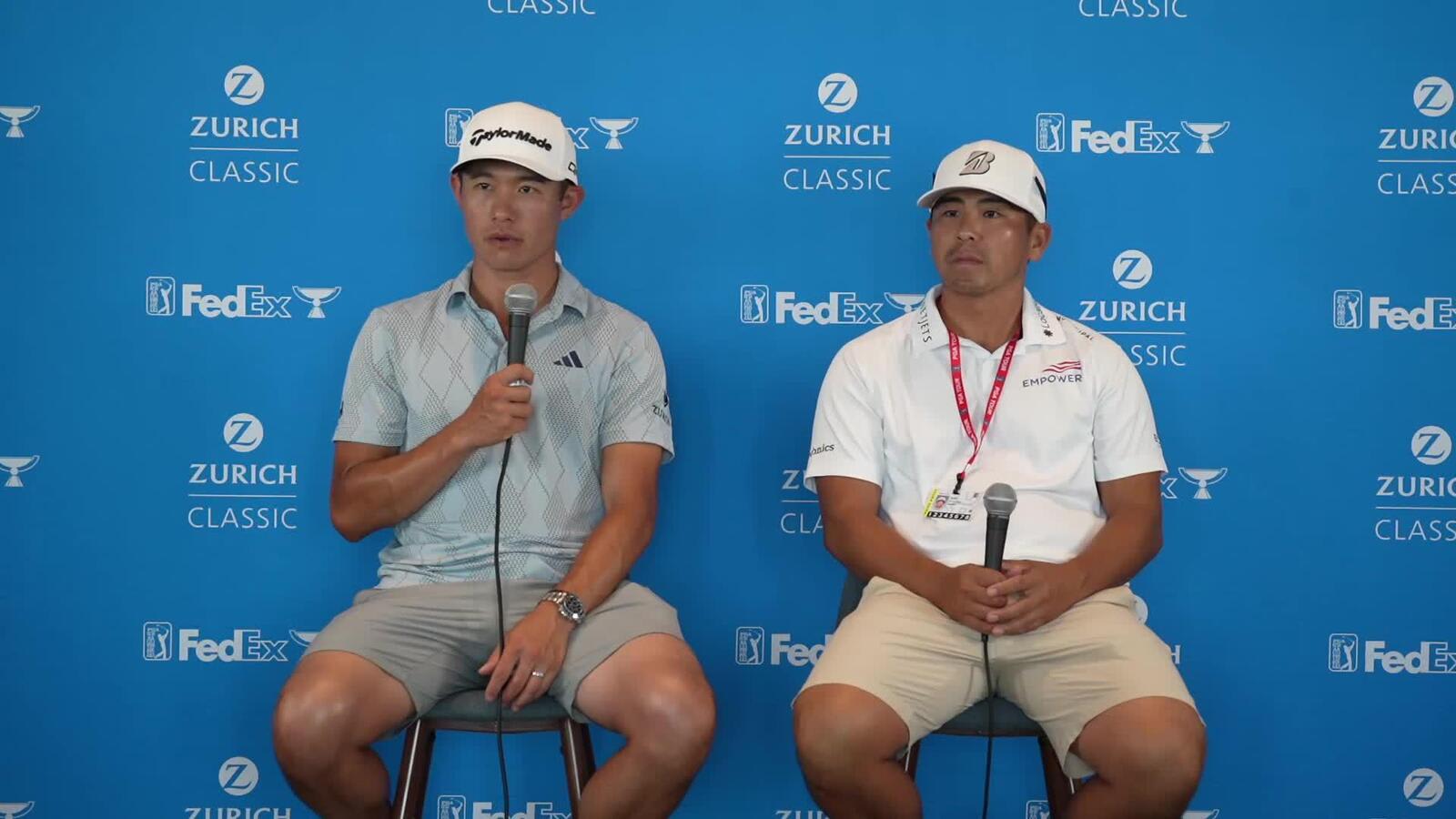 Collin Morikawa and Kurt Kityama on planning schedules, forming routines