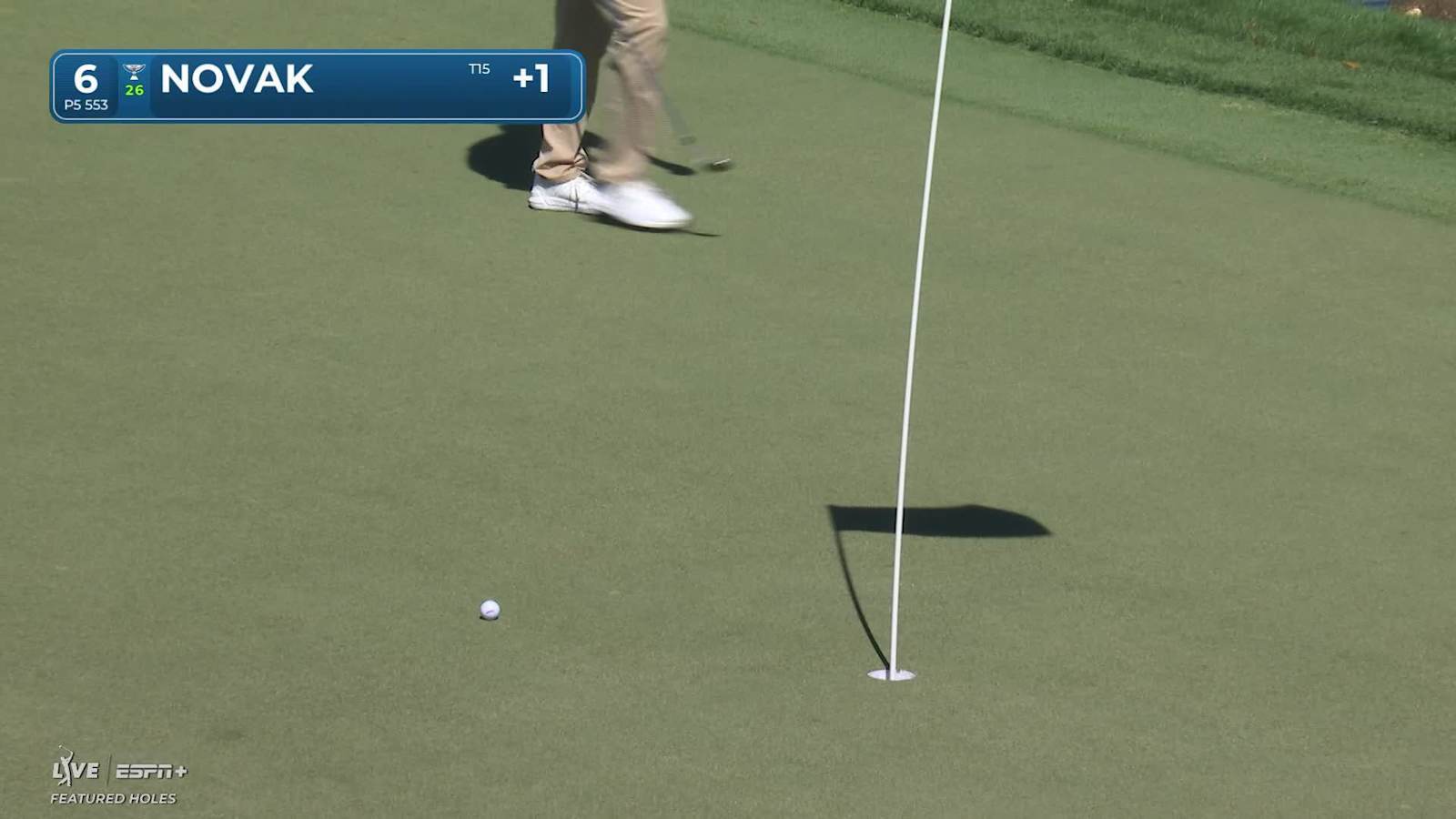 Andrew Novak makes up-and-down birdie at Arnold Palmer