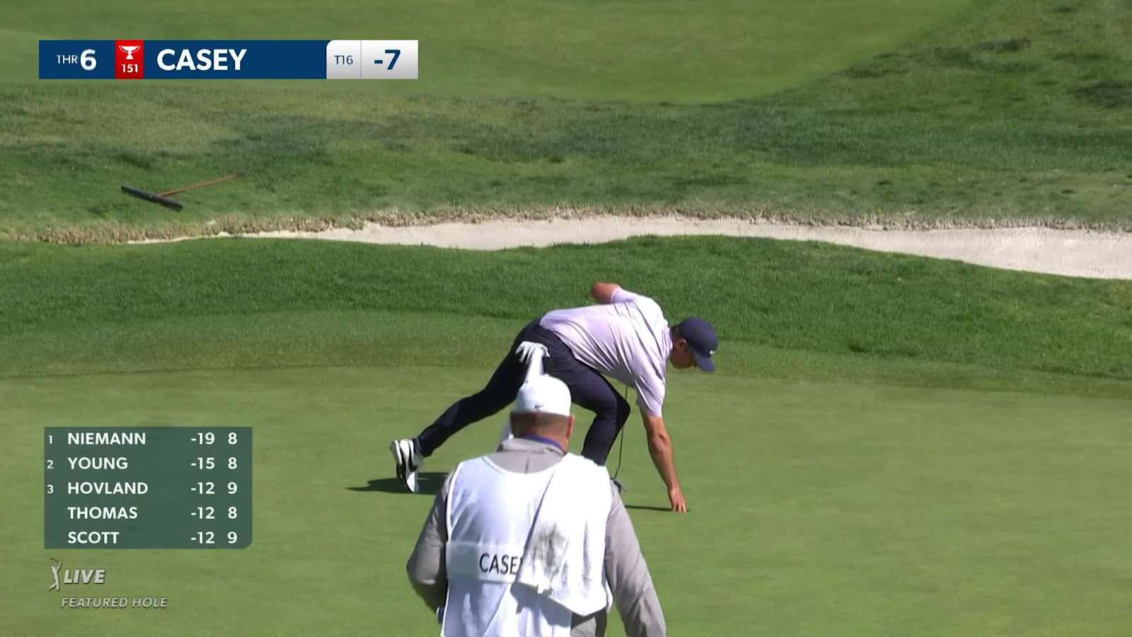 Paul Casey's tee shot to 4 feet and birdie at Genesis