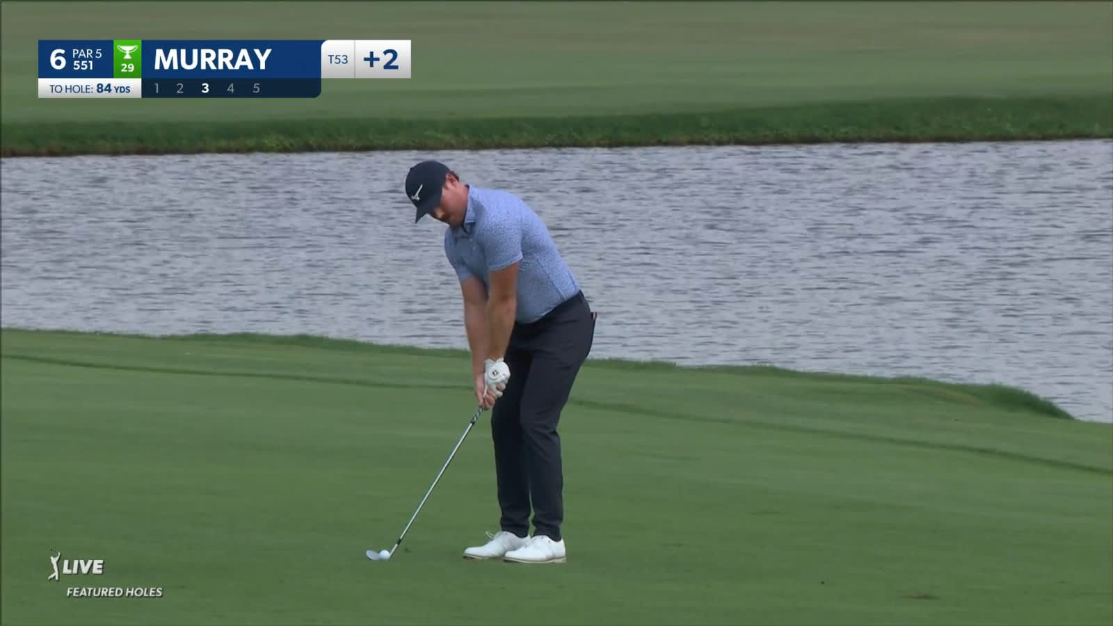 Grayson Murray makes birdie after aggressive wedge shot at Arnold Palmer