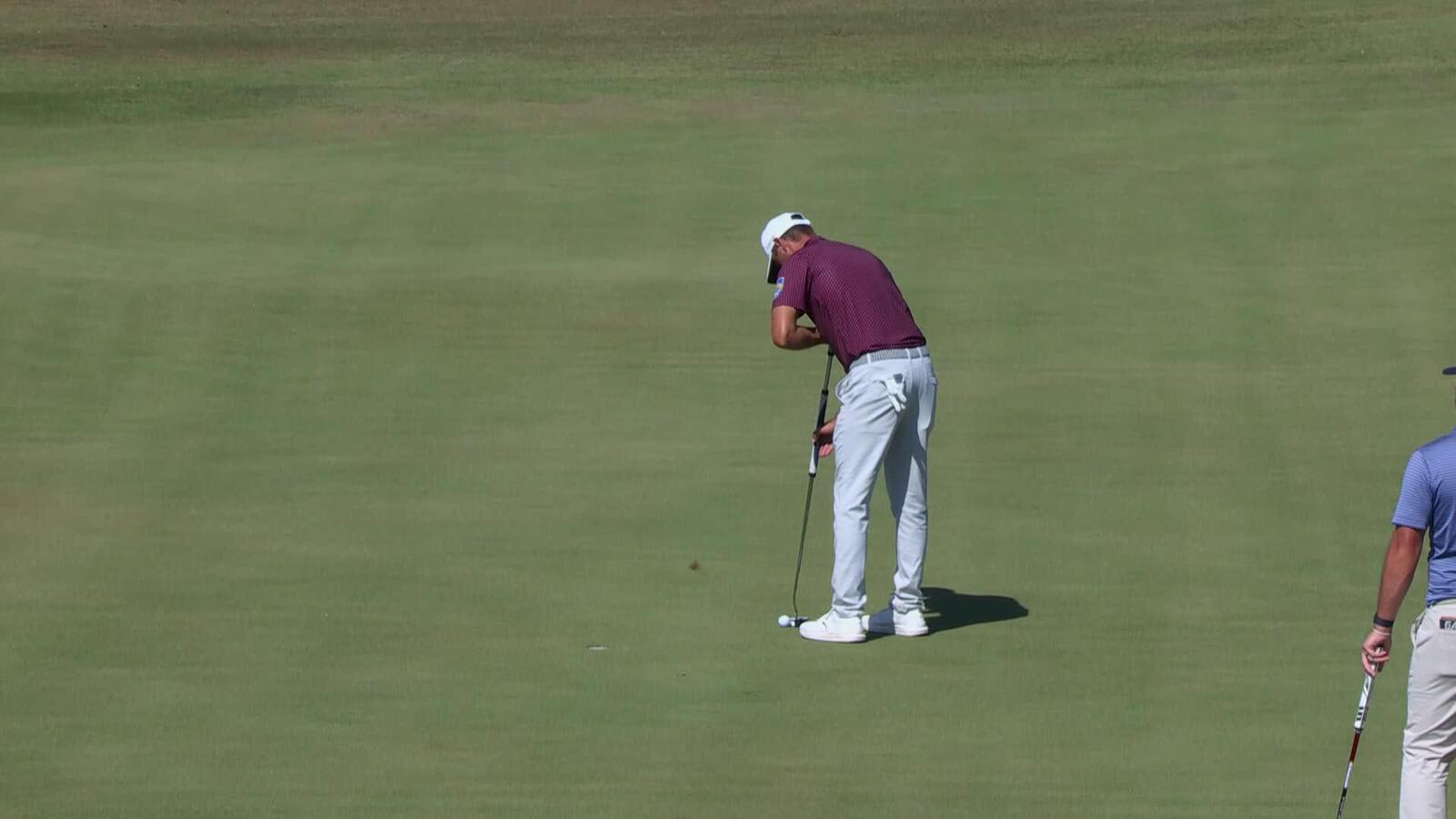 Adam Svensson makes birdie on No. 18 at World Wide Technology