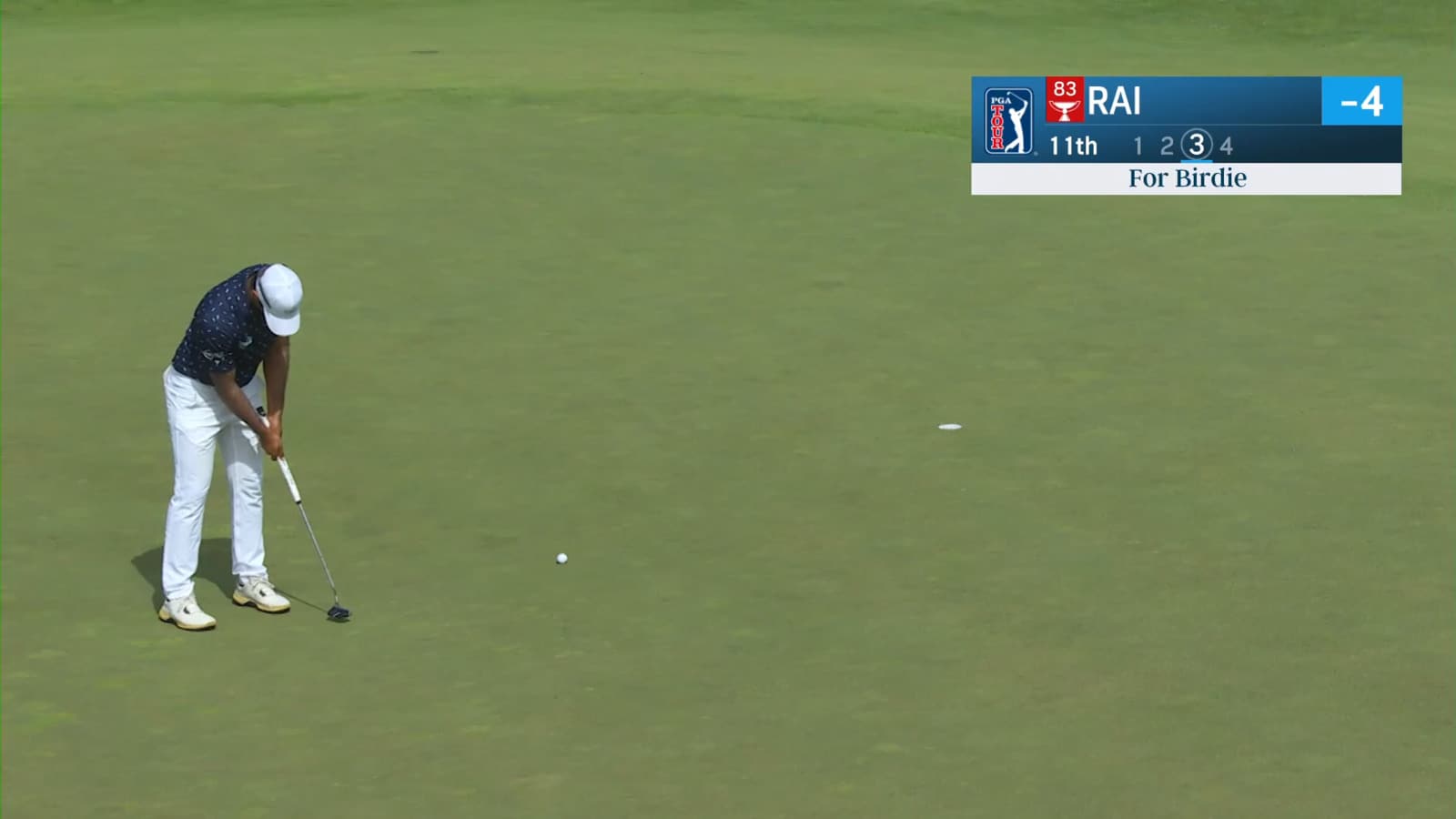 Aaron Rai makes 13-foot birdie putt at RBC Canadian