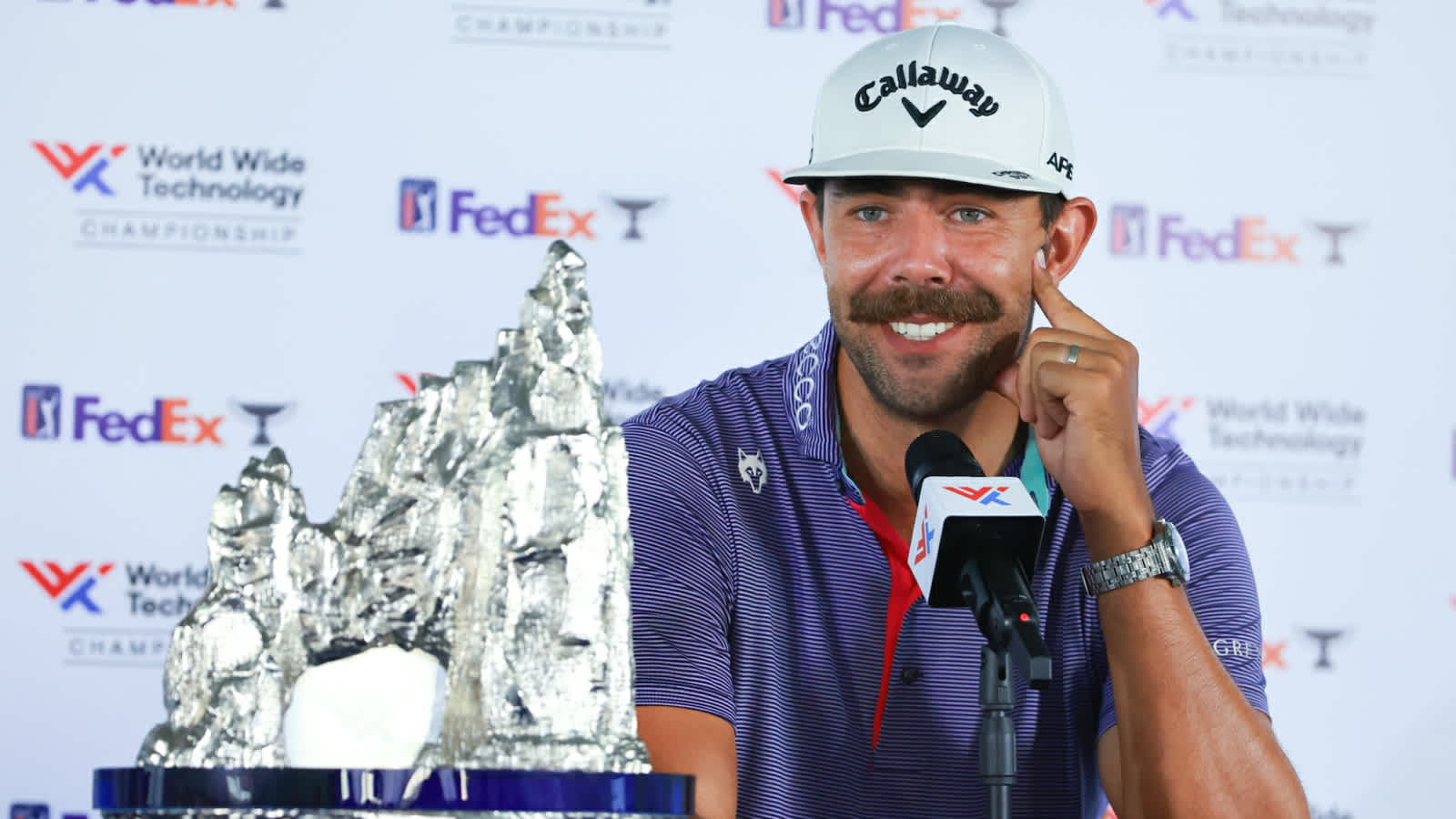 Erik van Rooyen’s news conference after winning World Wide Technology