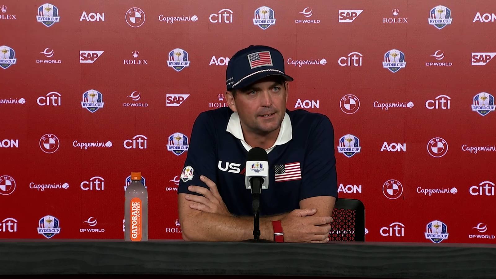 Keegan Bradley on message to U.S. Team before Sunday Singles at Ryder Cup