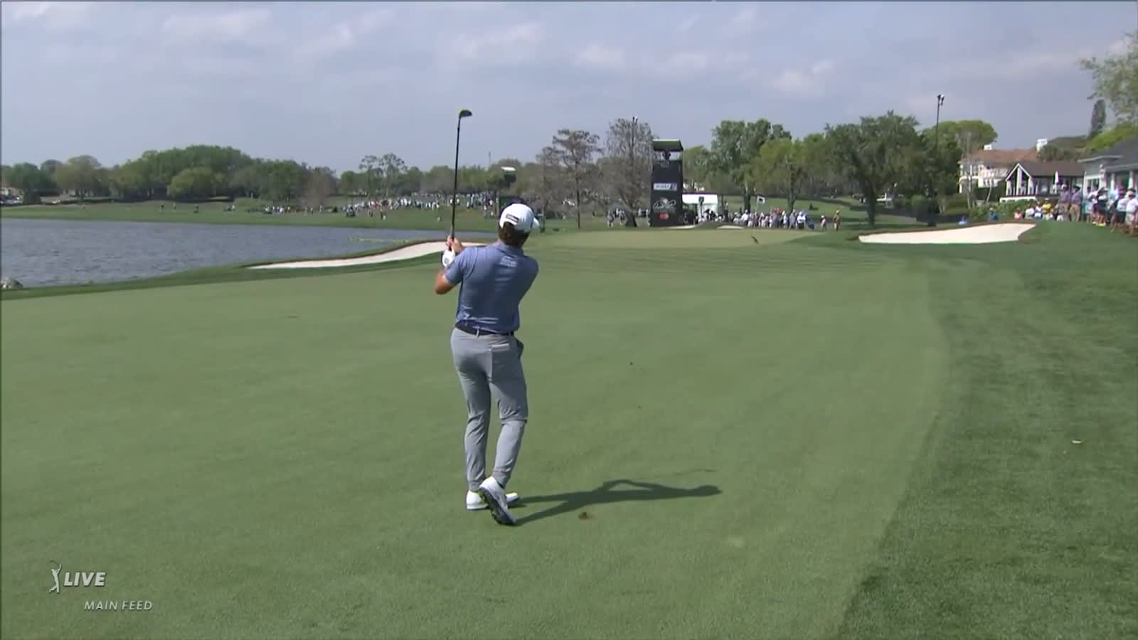 Cameron Young nearly holes 64-yard approach at Arnold Palmer