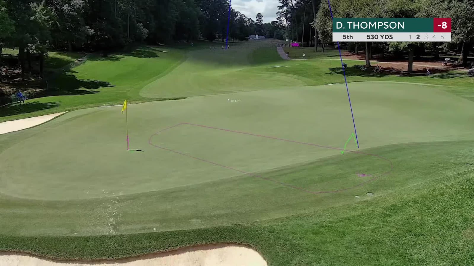 Davis Thompson holes 186-yard shot for albatross on No. 5 at Wyndham