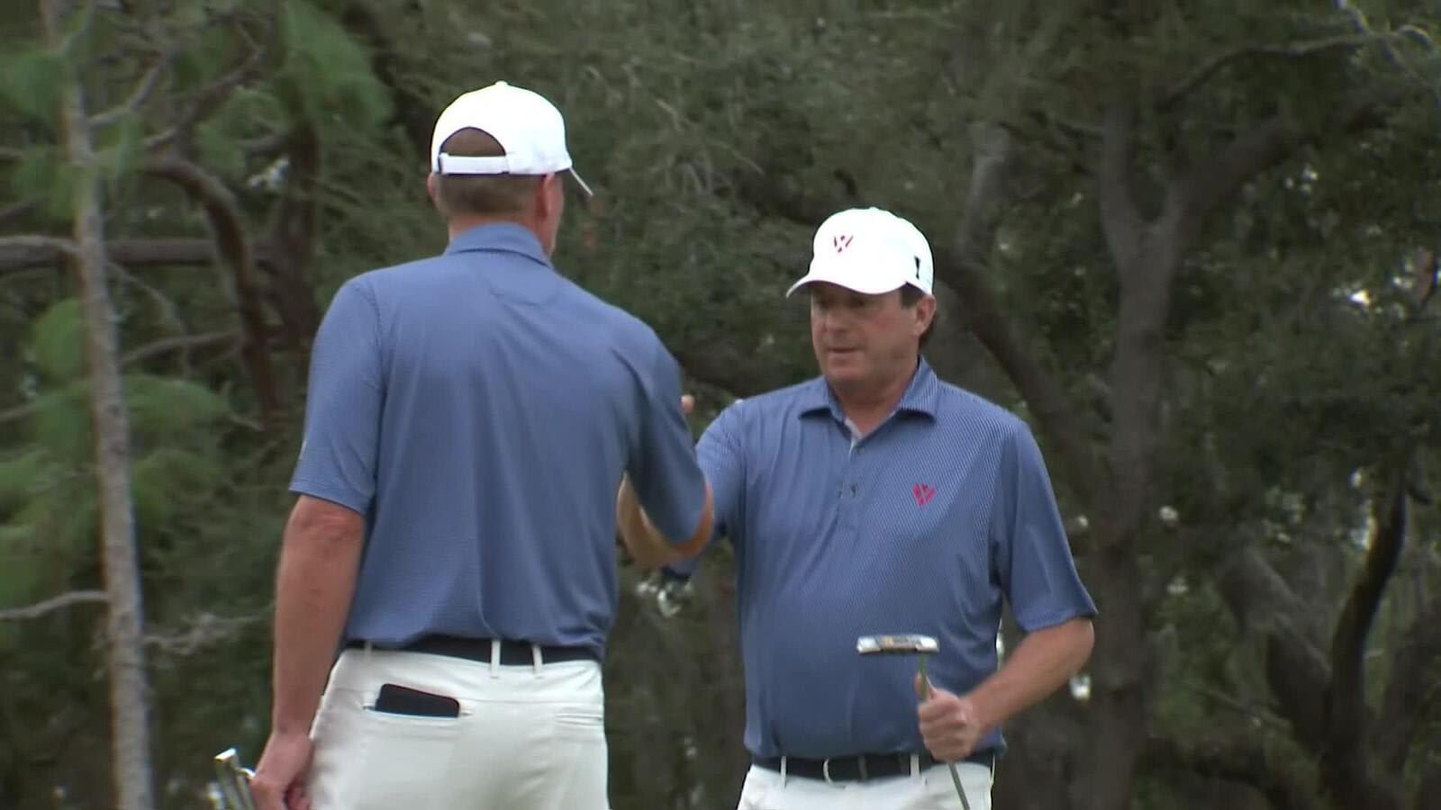 Billy Andrade sinks birdie putt at World Champions Cup