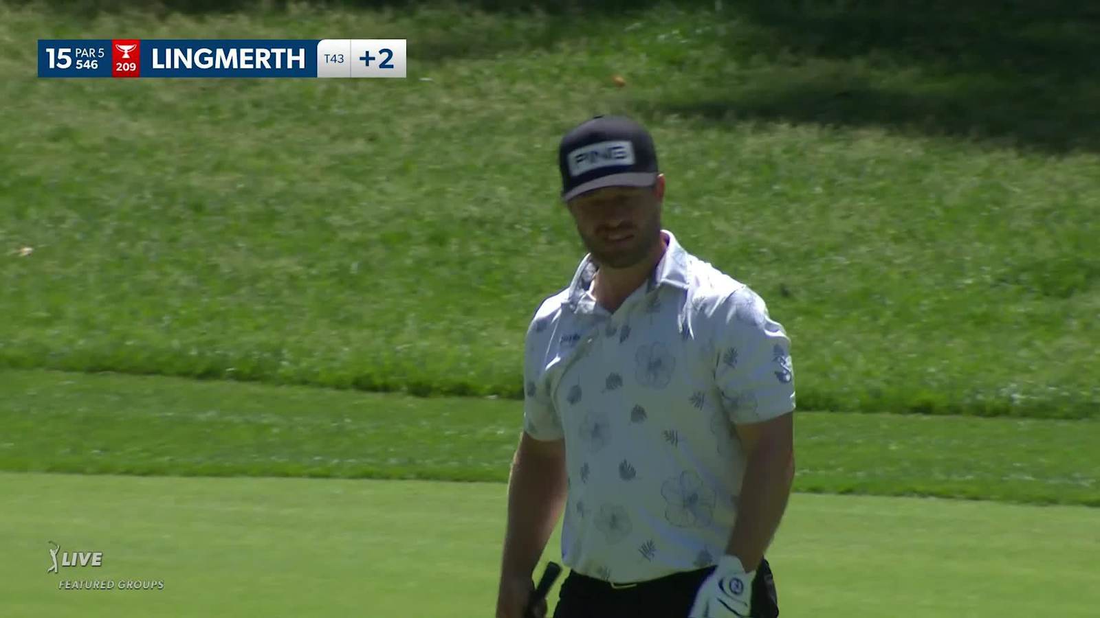David Lingmerth makes birdie on No. 15 at the Memorial