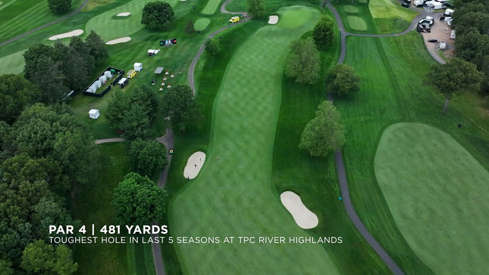 A closer look at No. 4, the toughest hole at TPC River Highlands