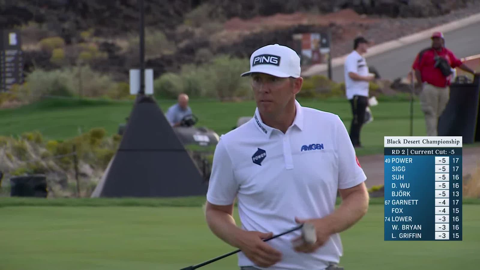 Seamus Power makes birdie on No. 18 at Black Desert