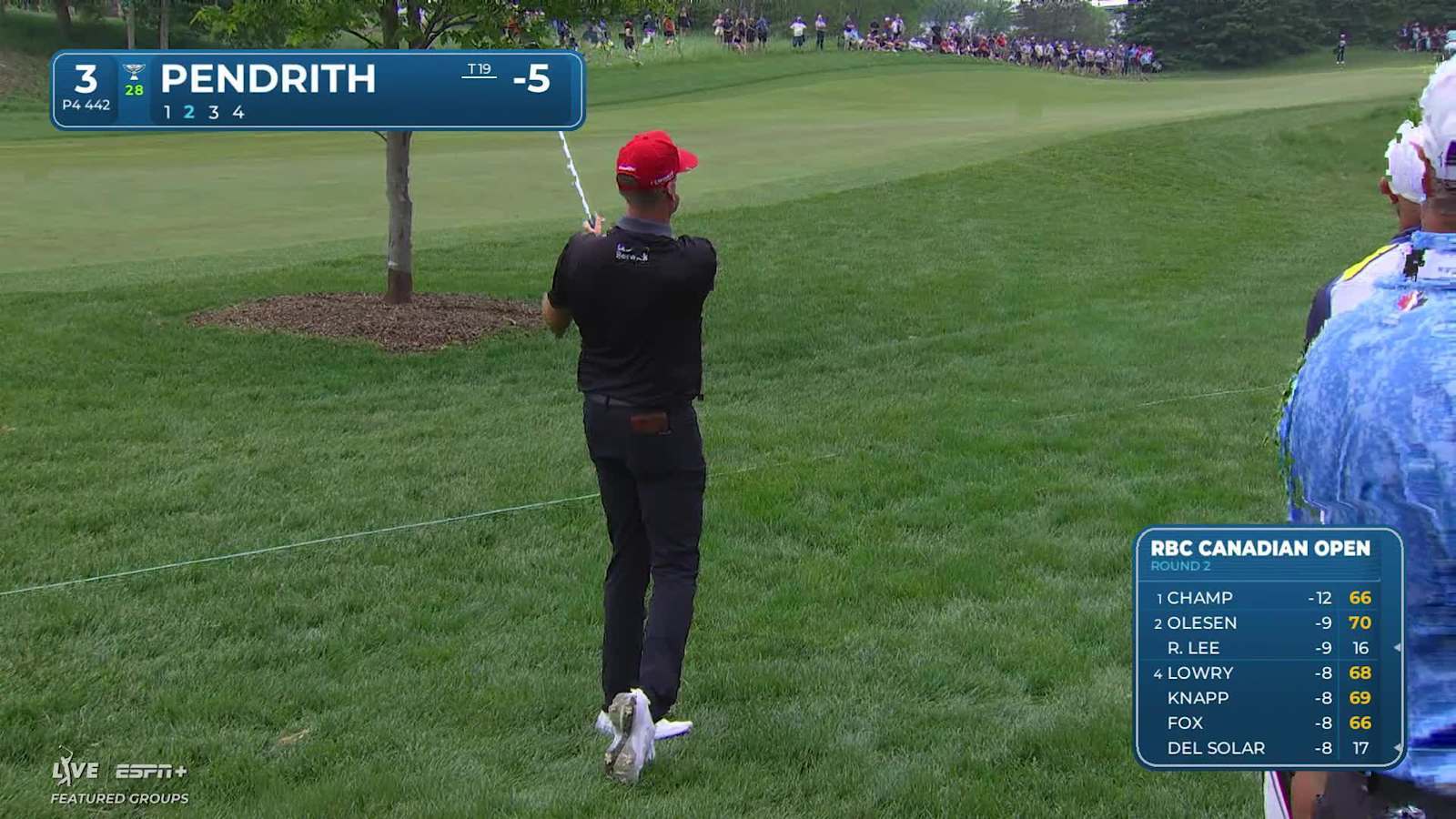 Taylor Pendrith makes birdie on No. 3 at RBC Canadian