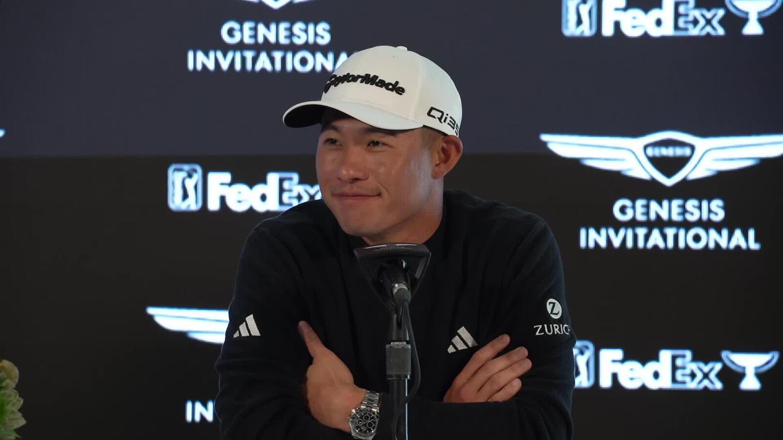 Collin Morikawa on conditions at Torrey Pines