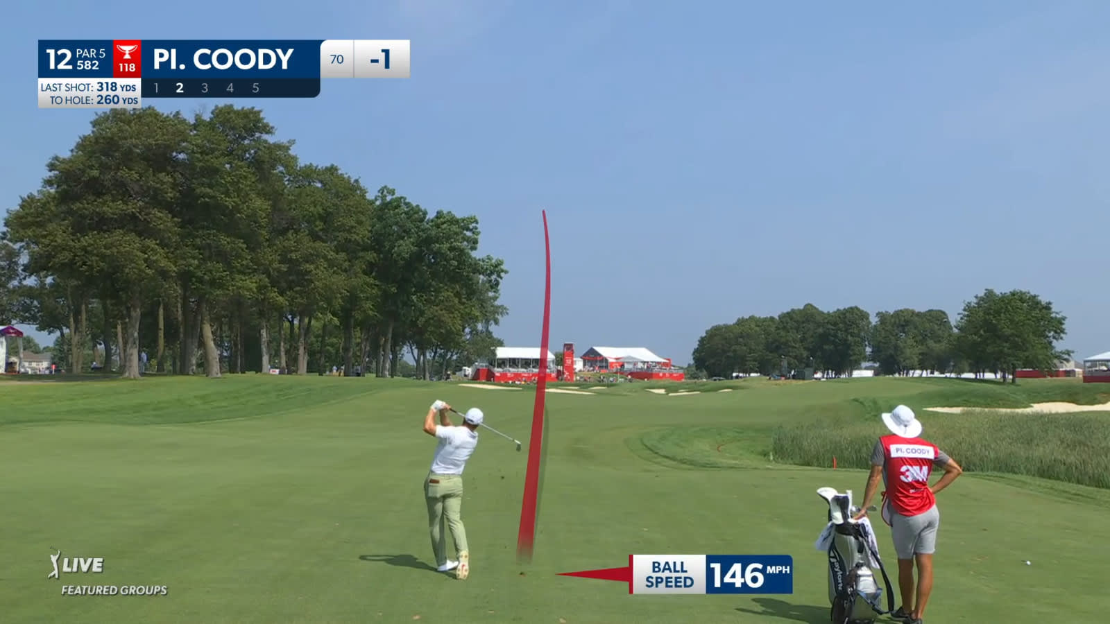 Pierceson Coody gets up-and-down from rough to make birdie at 3M Open