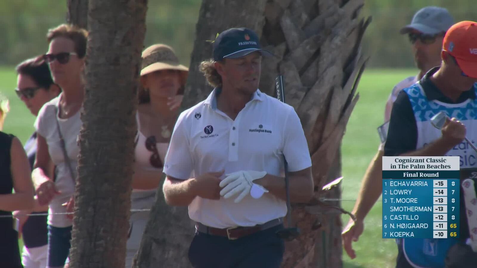 Austin Smotherman hits 148-yard approach to 14 feet, sets up birdie on No. 8 at Cognizant Classic