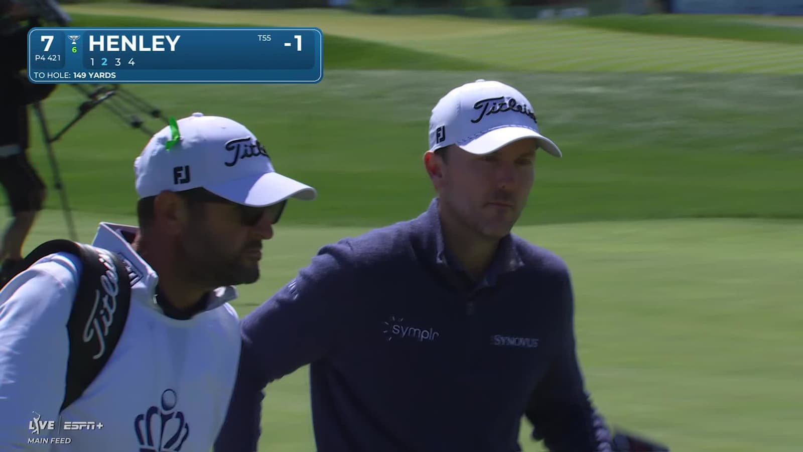 Russell Henley makes birdie on No. 7 at Truist Championship