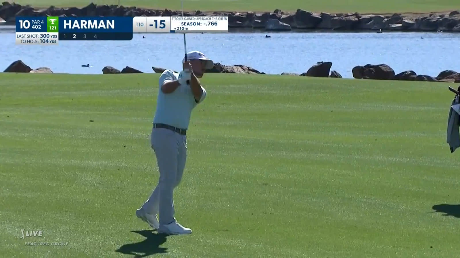 Brian Harman's nice approach leads to birdie at The American Express