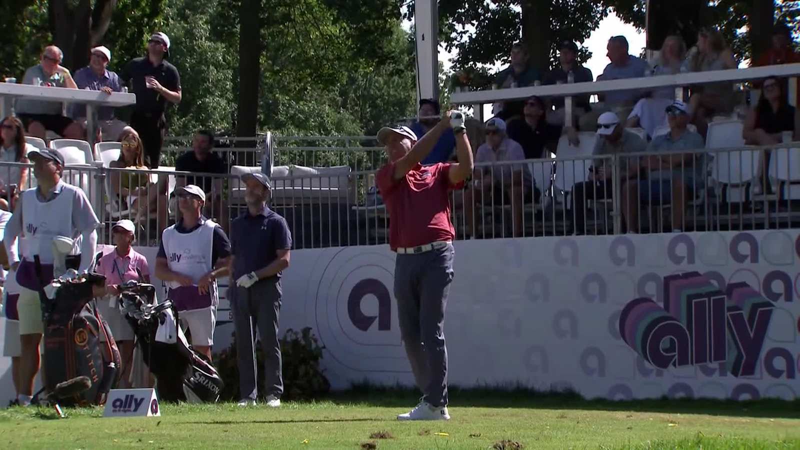 Cameron Percy makes birdie on No. 17 at The Ally Challenge