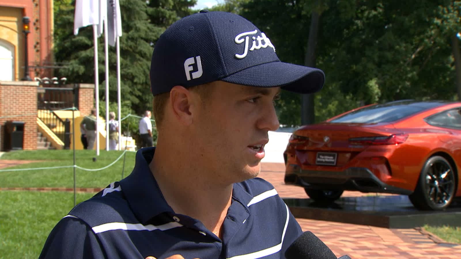 Justin Thomas' interview after Round 1 of BMW Championship
