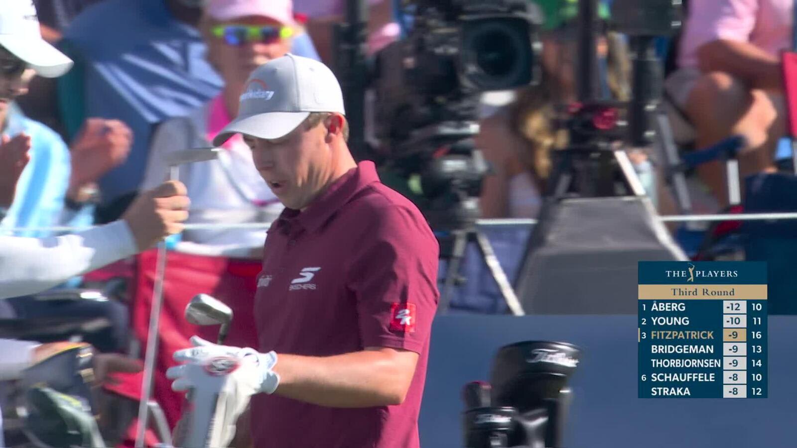 Matt Fitzpatrick hits 127-yard tee shot to 2 feet for near ace at THE PLAYERS