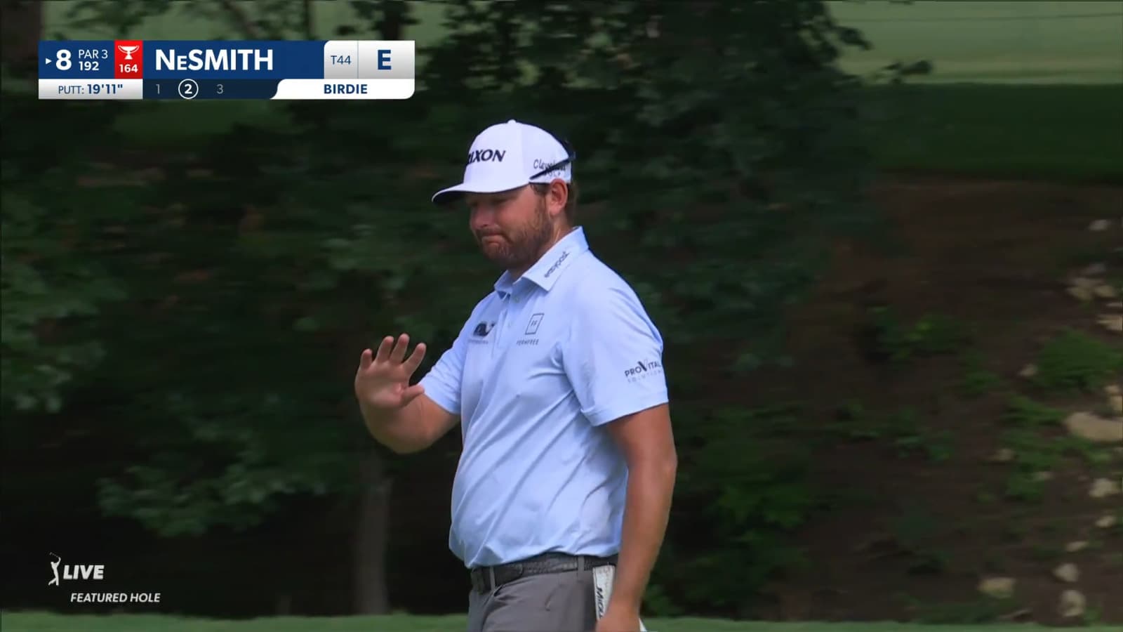 Matthew NeSmith sinks 20-foot birdie at Charles Schwab