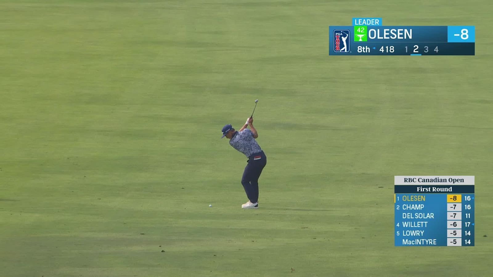 Thorbjørn Olesen gets to 9-under in scorching first round at RBC Canadian
