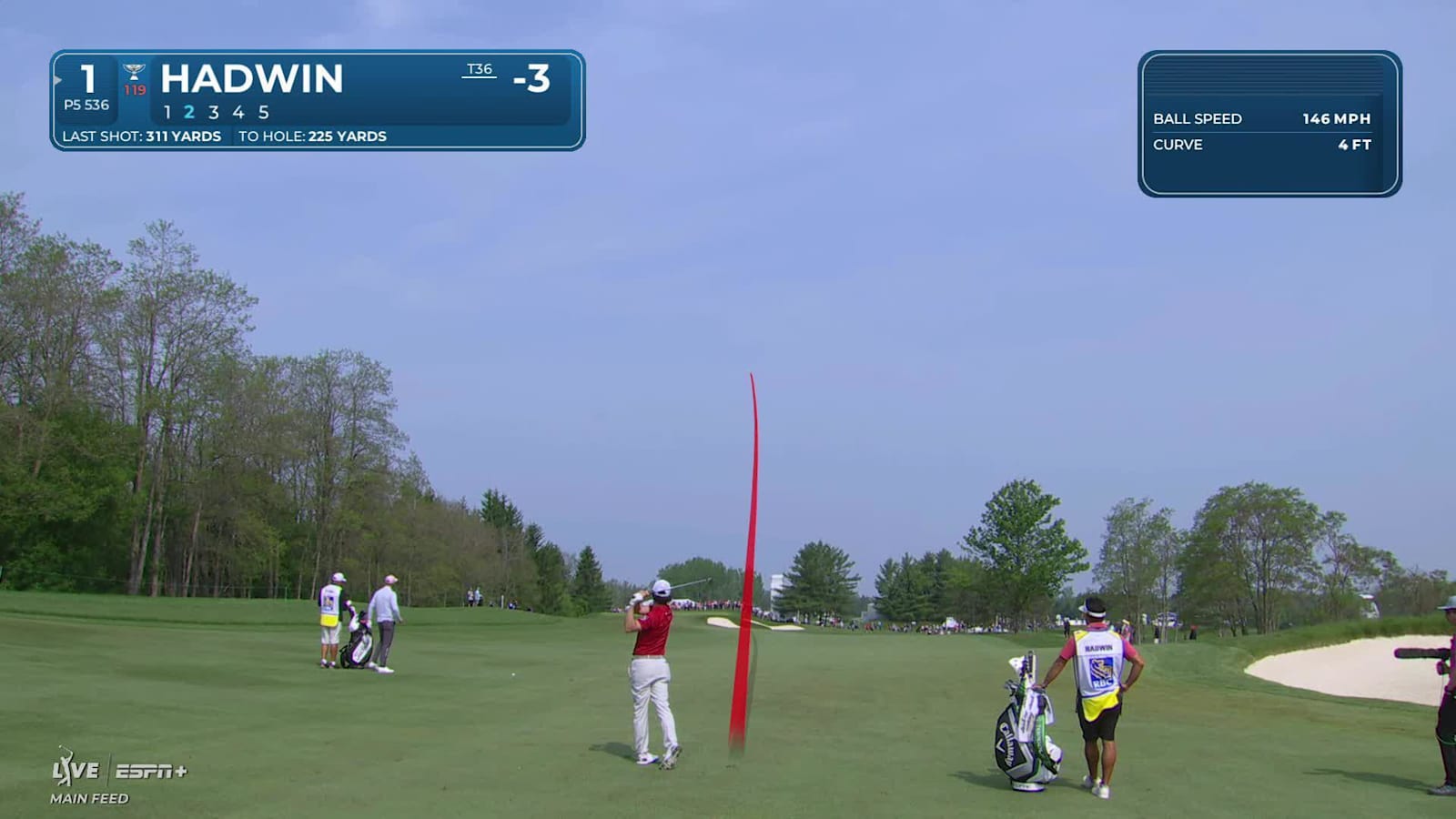 Adam Hadwin makes birdie on No. 1 at RBC Canadian