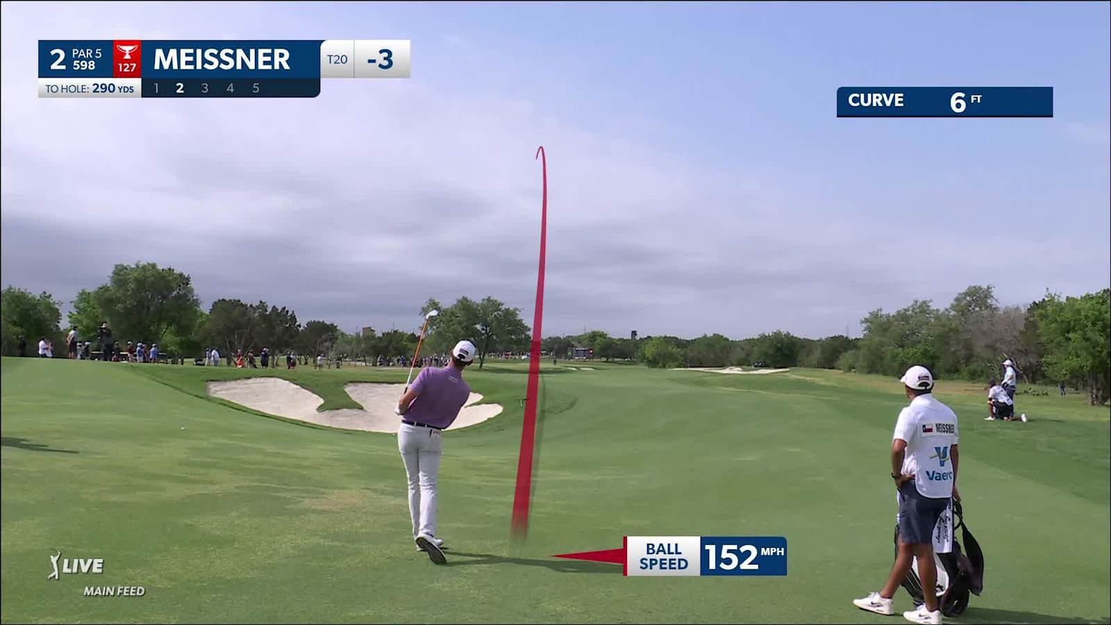 Mac Meissner plays aggressive and birdies No. 2 at Valero