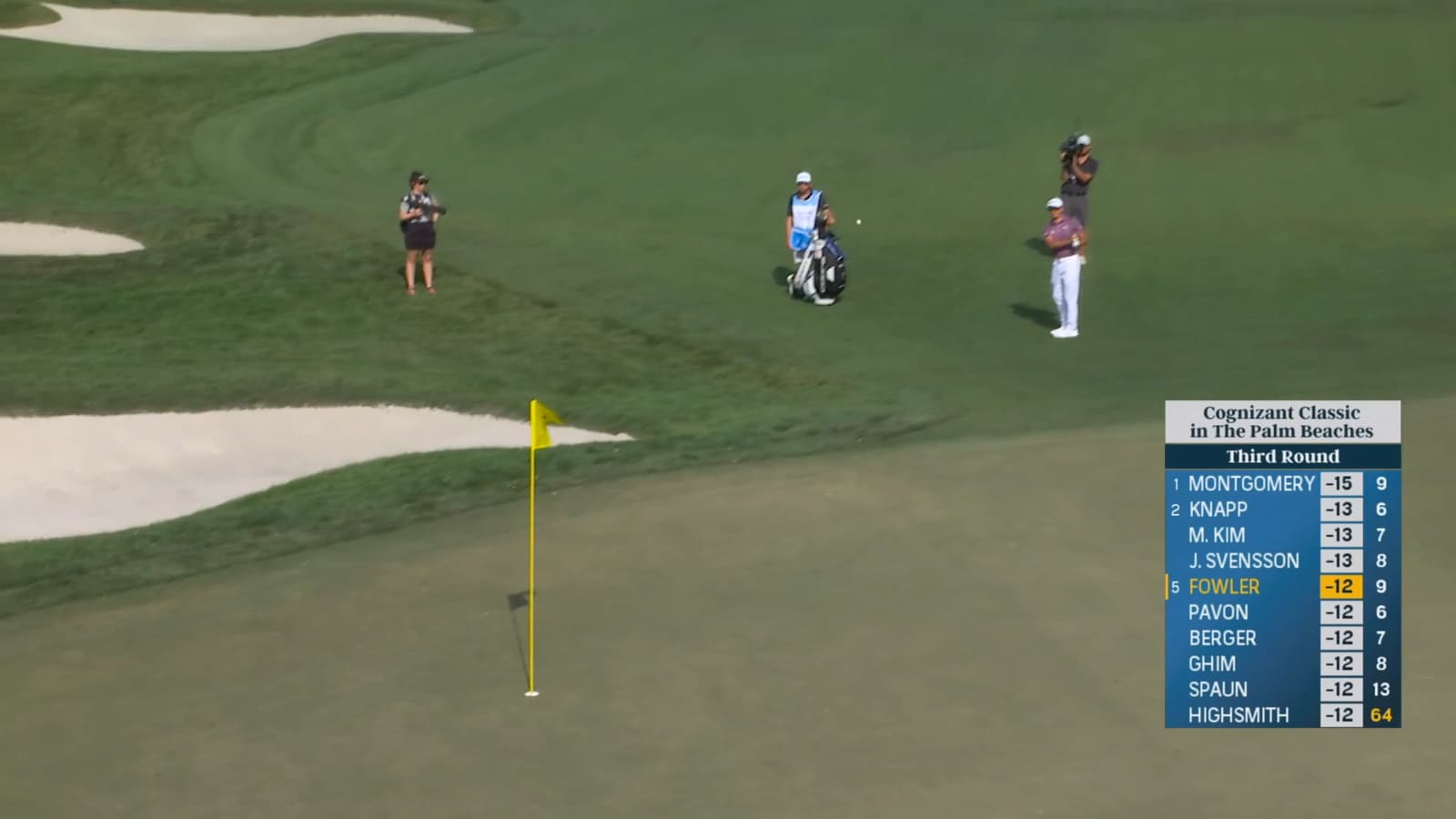 Rickie Fowler gets up-and-down for birdie at Cognizant Classic