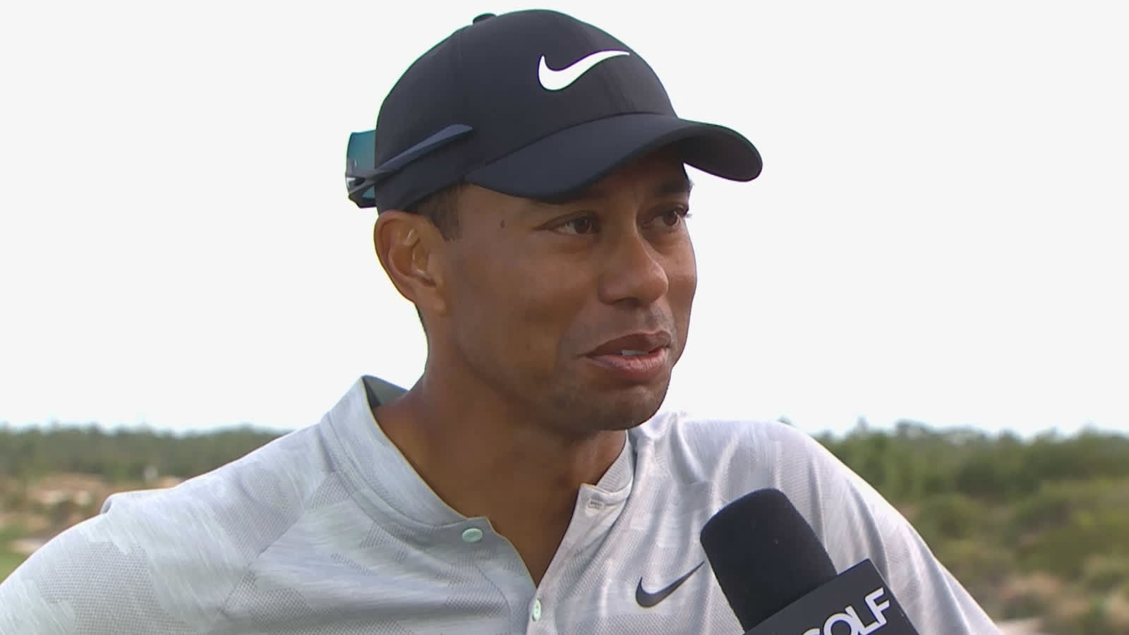 Tiger Woods interview after Round 1 of Hero