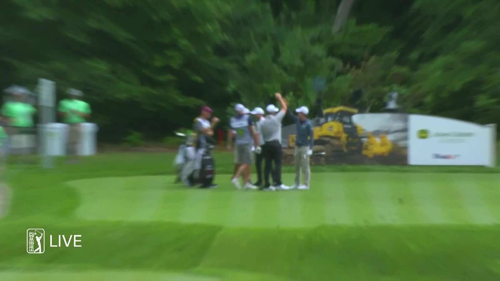 Maverick McNealy makes an incredible hole-in-one at John Deere