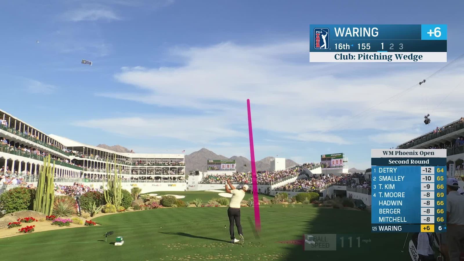 Paul Waring nearly aces No. 16 at WM Phoenix Open