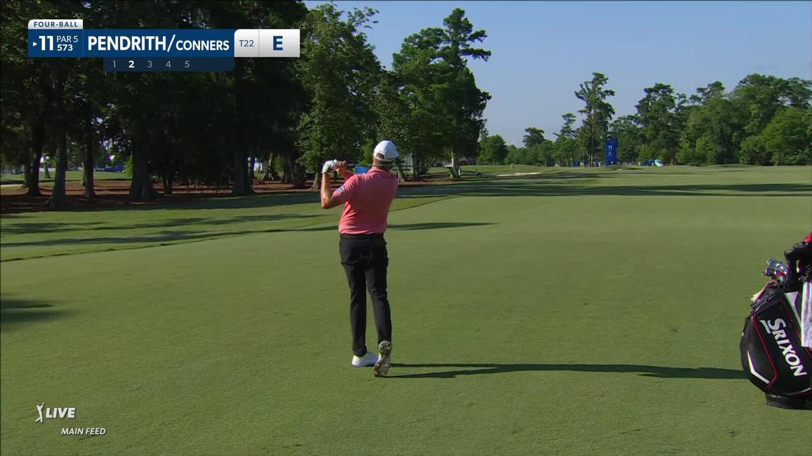 Taylor Pendrith’s impressive second leads to eagle at Zurich Classic