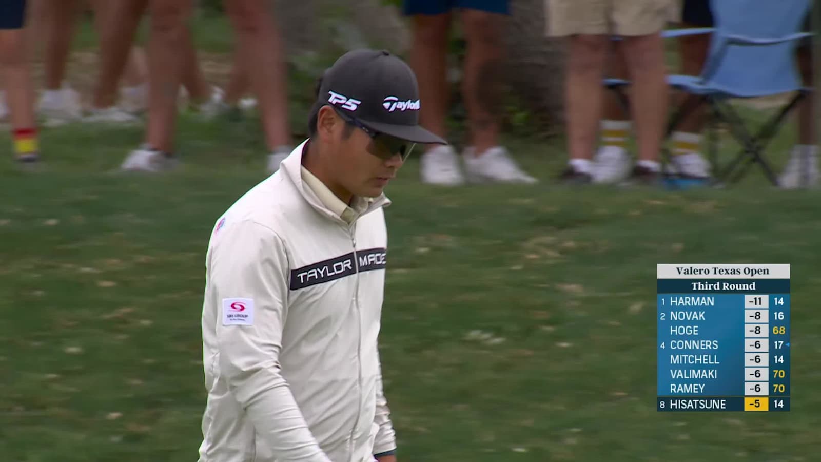 Ryo Hisatsune drops 13-foot birdie putt at Valero