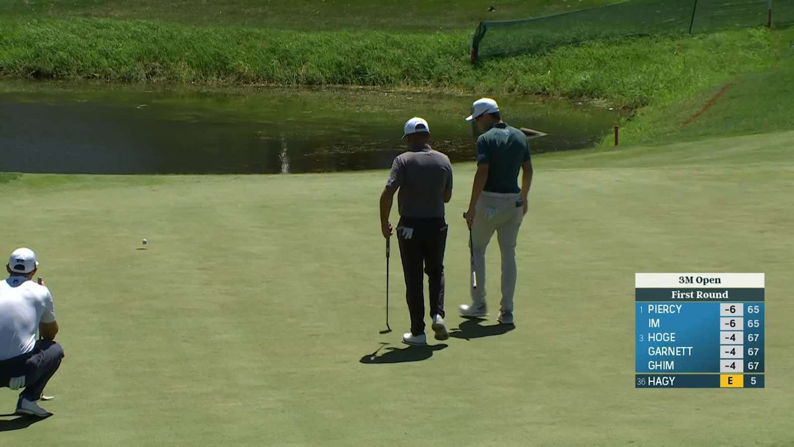 Brandon Hagy nearly eagles at 3M Open