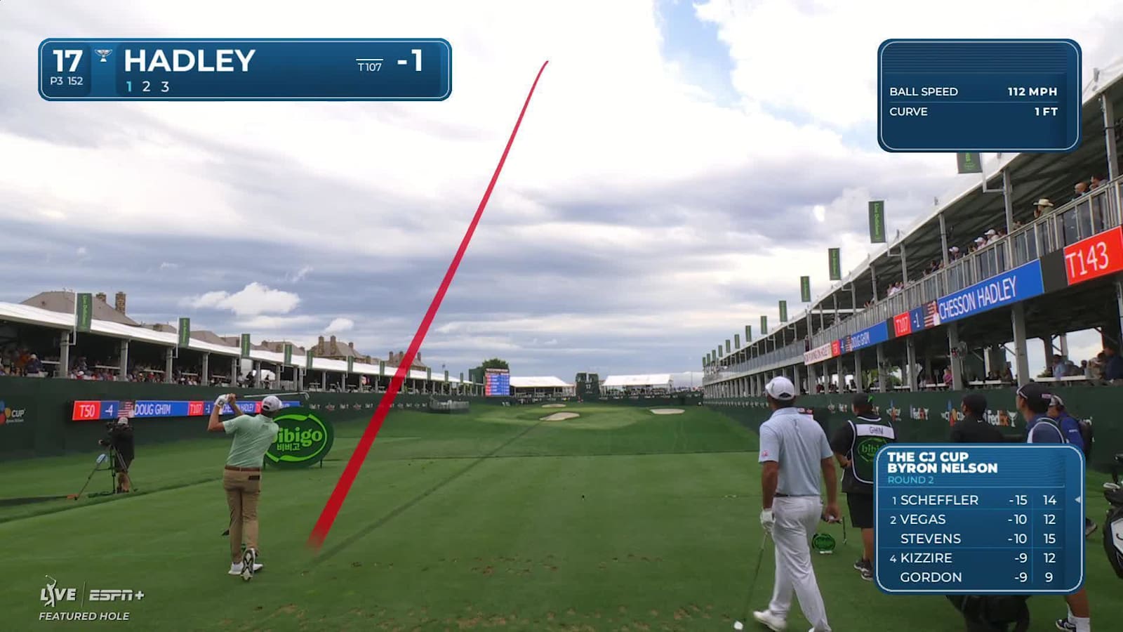 Chesson Hadley makes birdie on No. 17 at THE CJ CUP