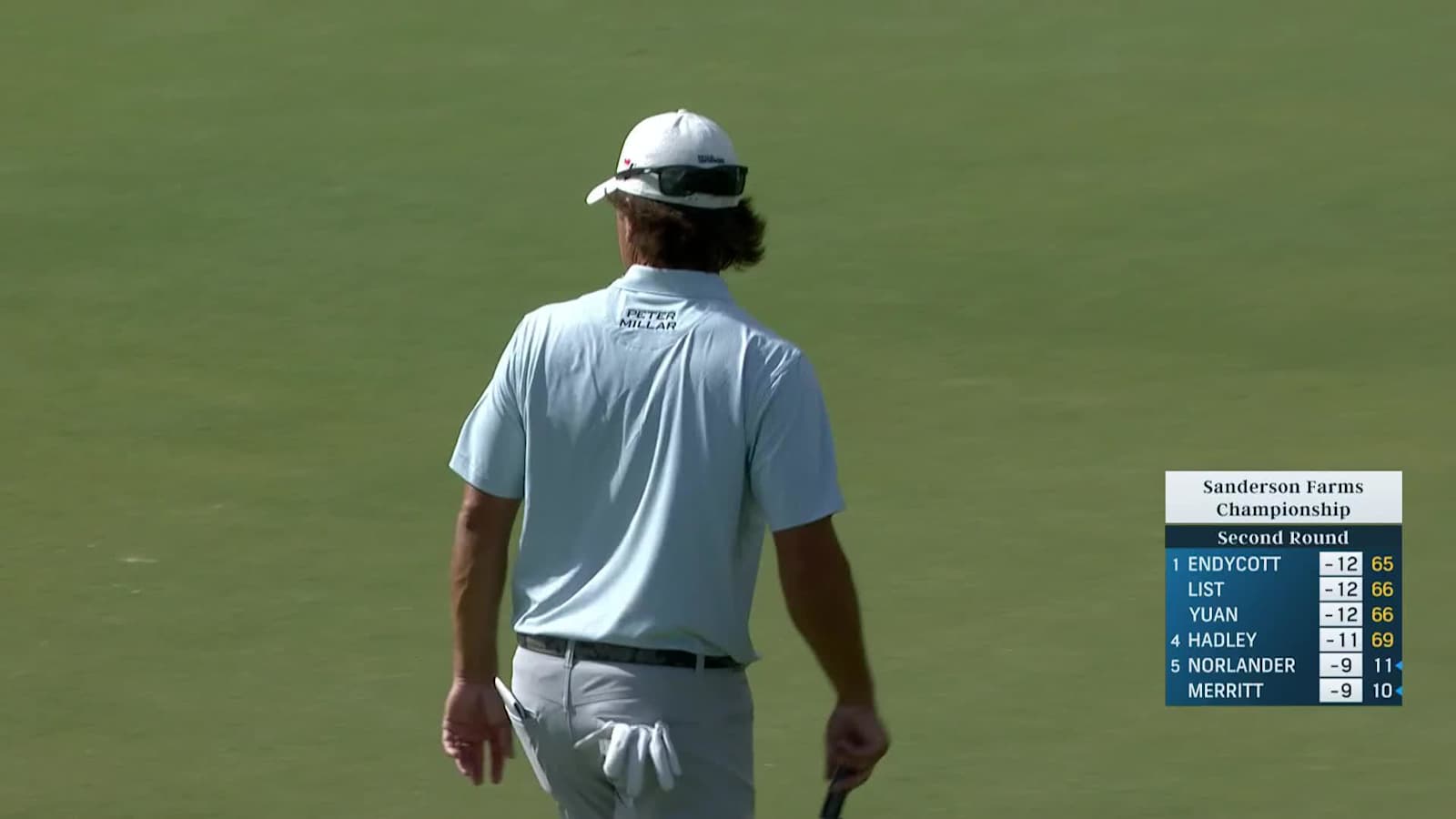 Kevin Kisner sinks 59-foot birdie putt at Sanderson Farms
