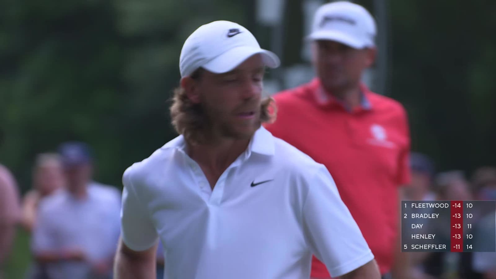 Tommy Fleetwood flights wedge close to set up birdie at Travelers