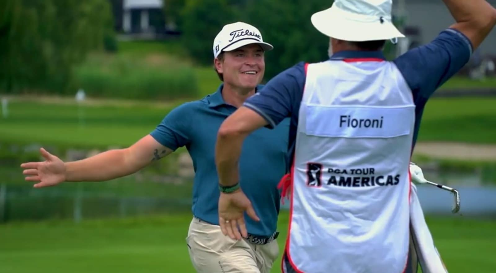 Caden Fioroni's electric walk-off albatross for the course record