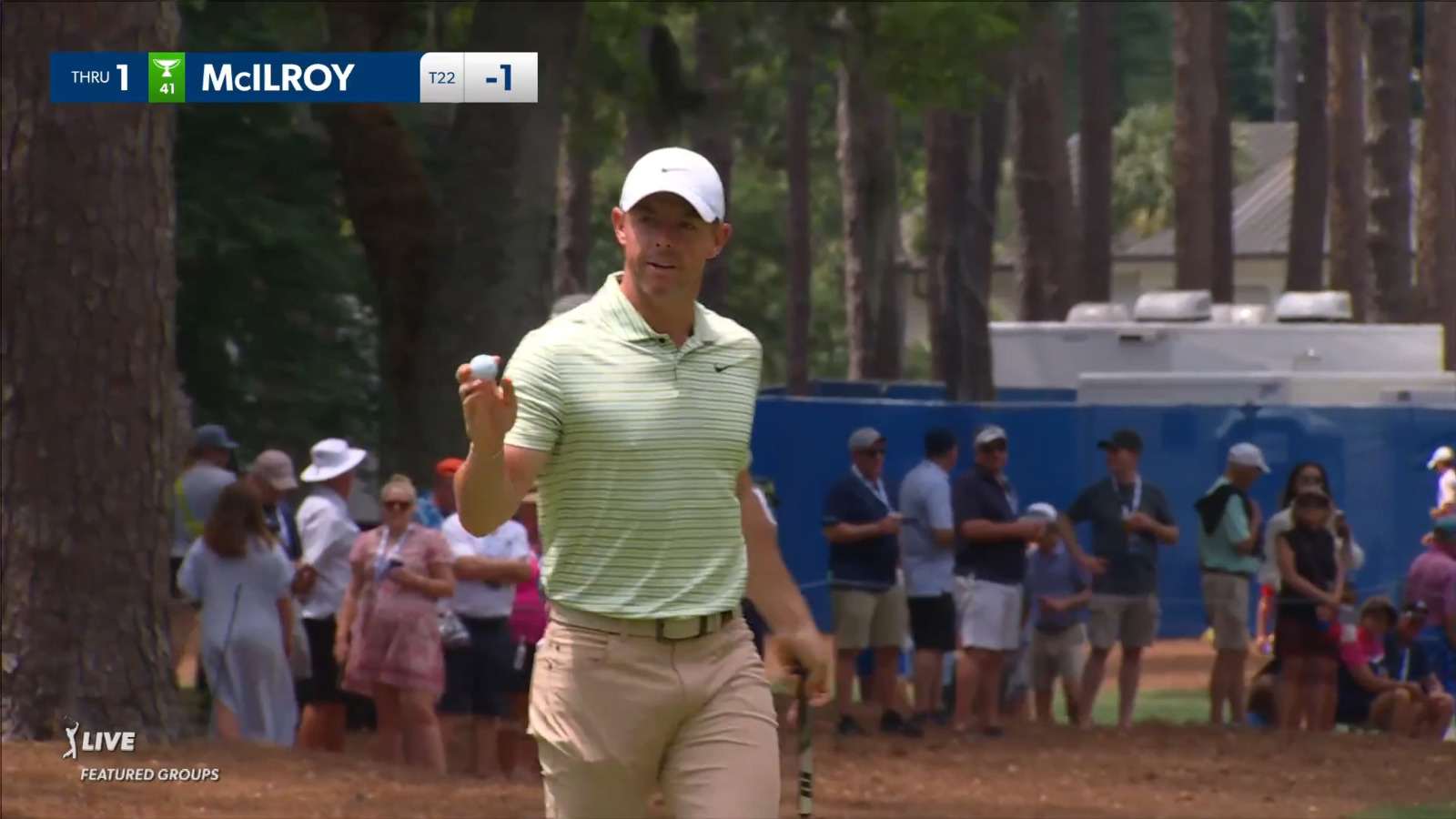 Rory McIlroy opens with birdie on No. 1 at RBC Heritage