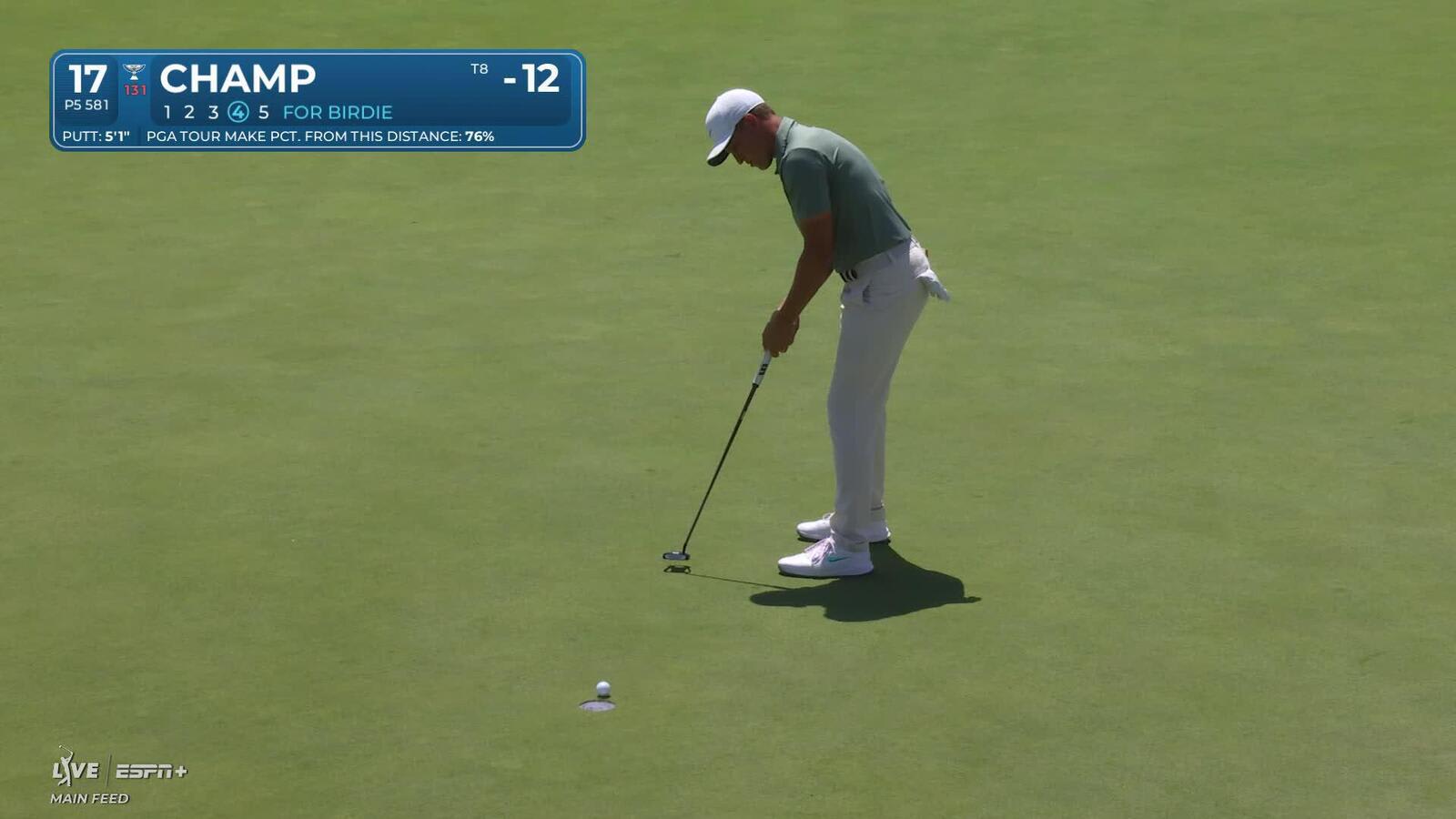 Cameron Champ makes birdie on No. 17 at Rocket Classic