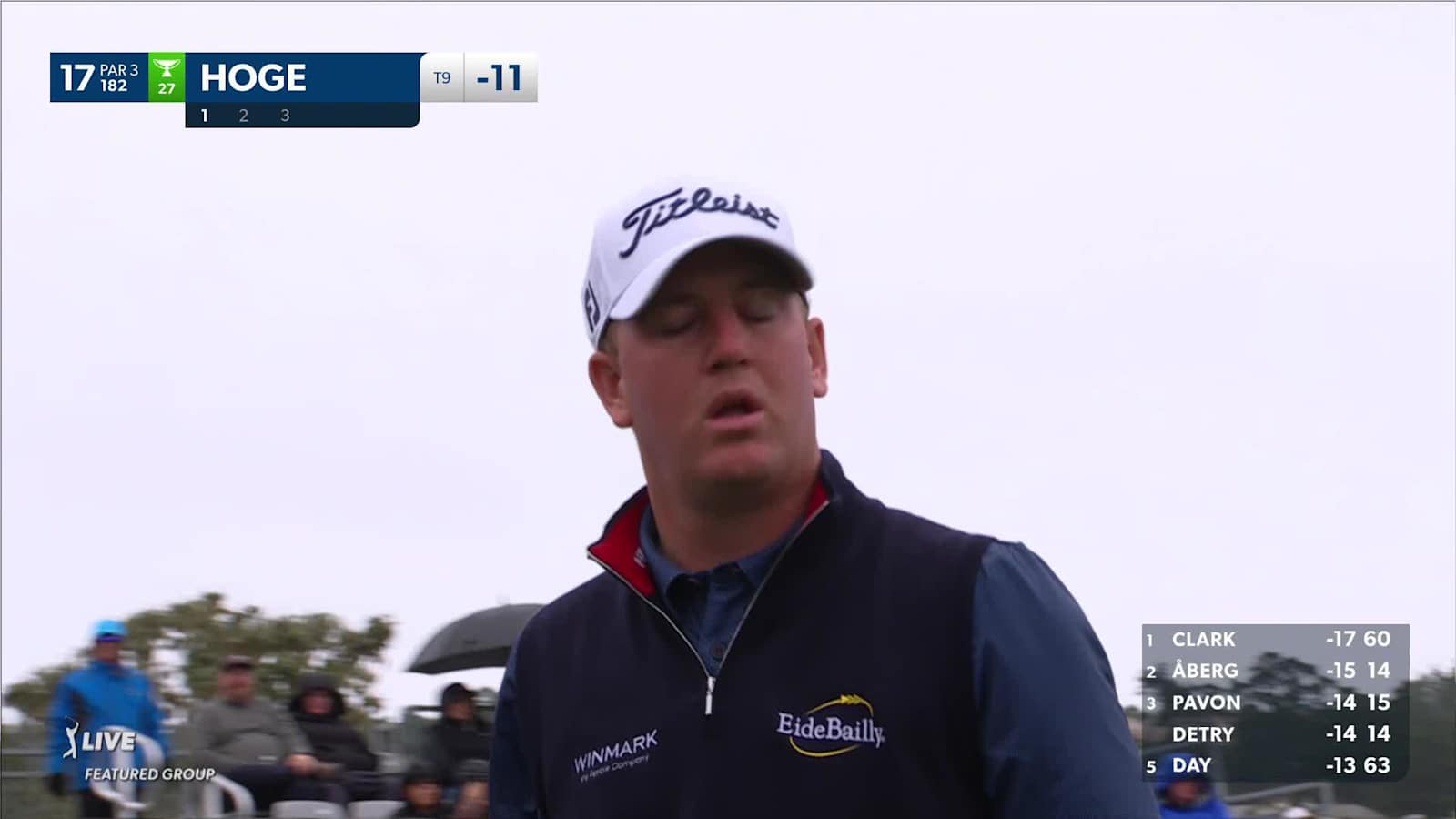 Tom Hoge dials in tee shot and birdies at AT&T Pebble Beach