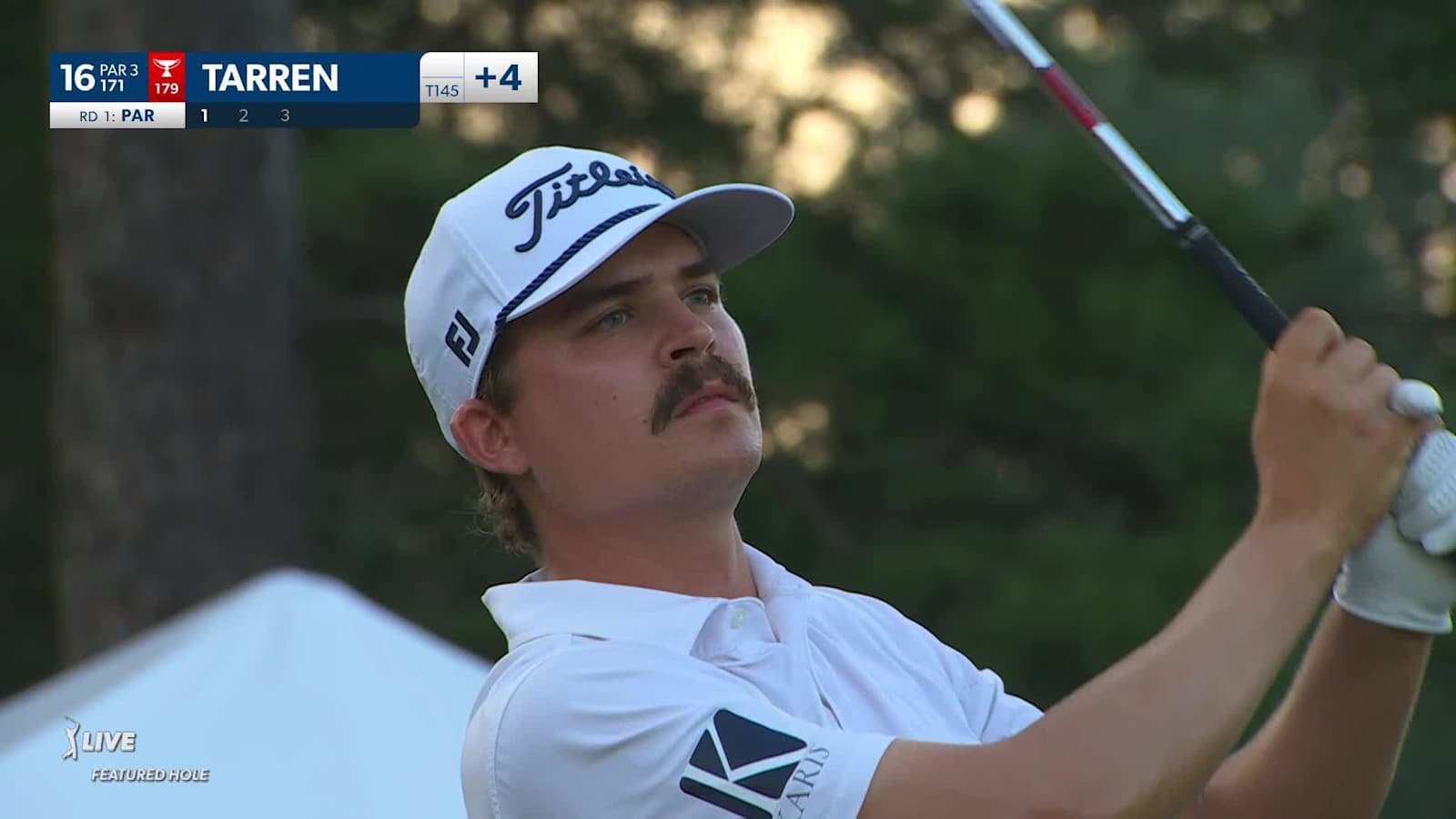 Carson Young makes birdie on No. 16 at Wyndham