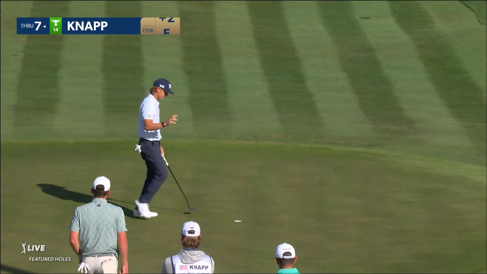 Jake Knapp's excellent second shot leads to eagle at THE PLAYERS