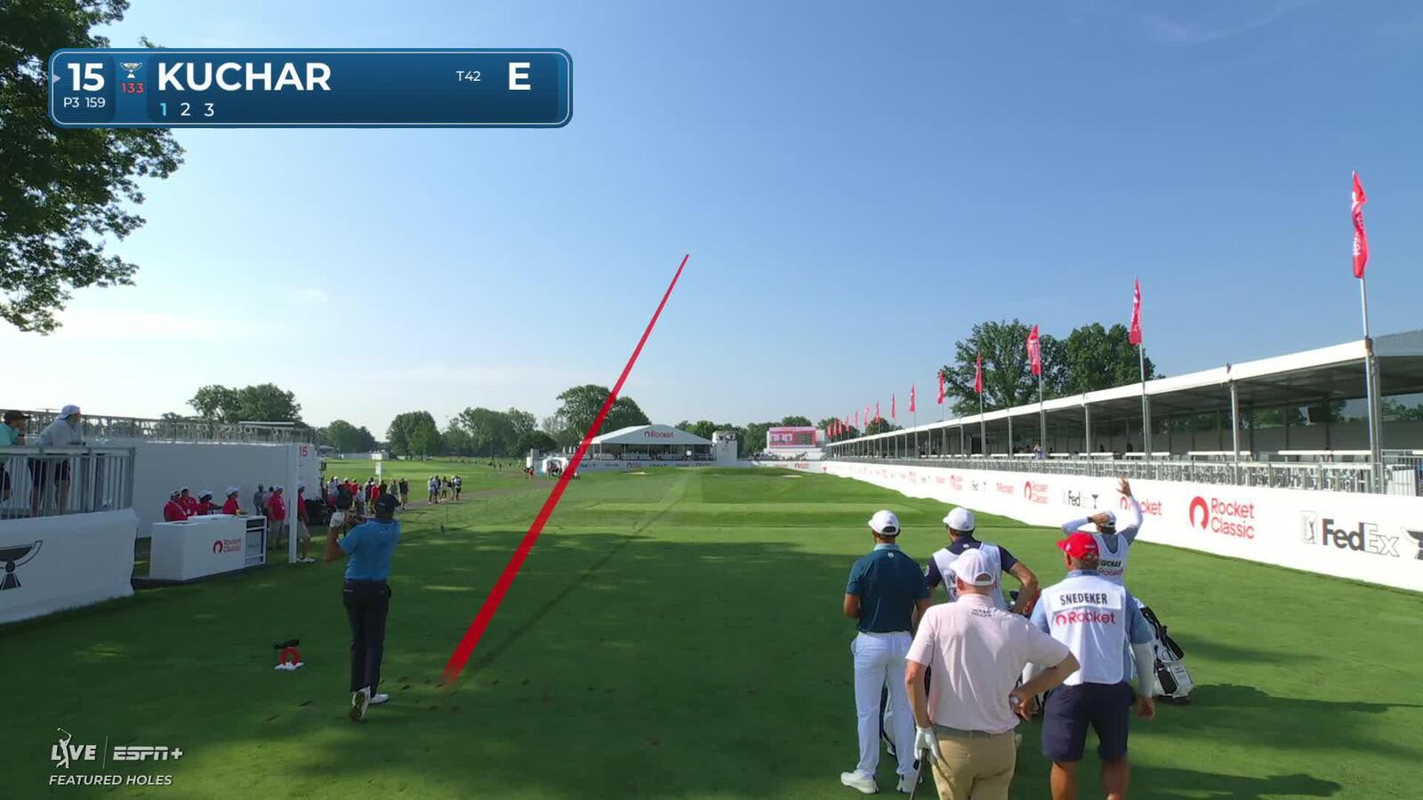 Matt Kuchar makes birdie on No. 15 at Rocket Classic