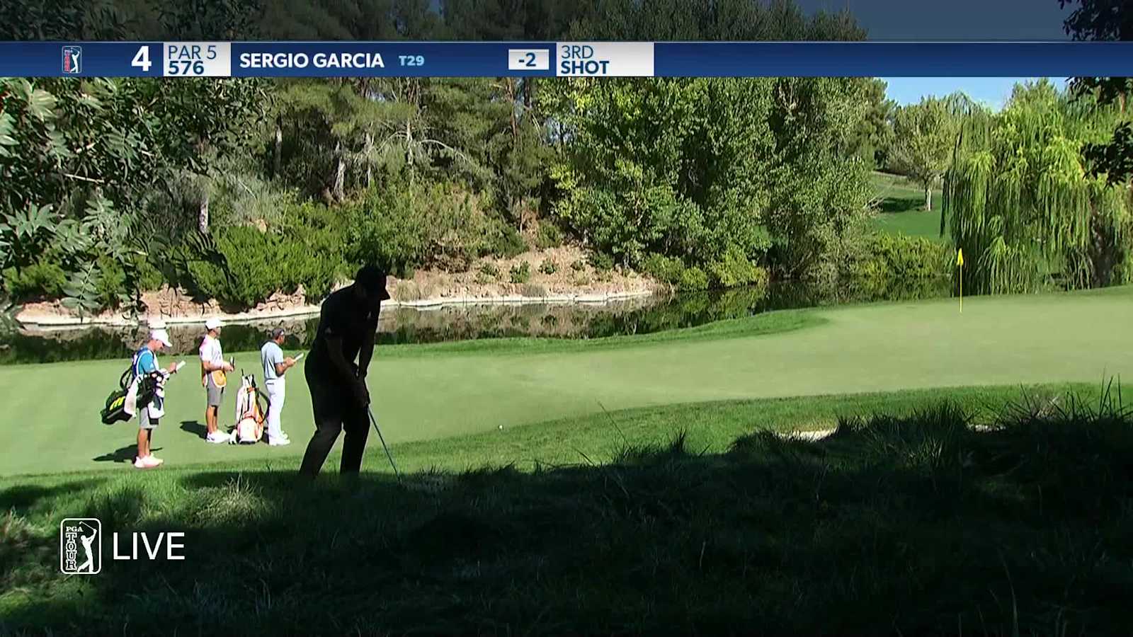 Sergio Garcia chips it tight to set up birdie at THE CJ CUP 