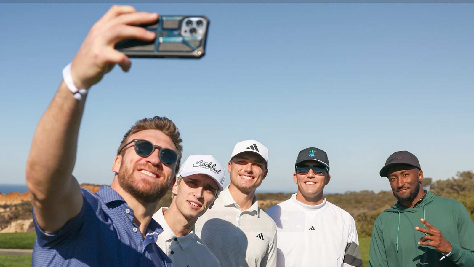 The Miz, other celebrities play in Farmers Insurance pro-am